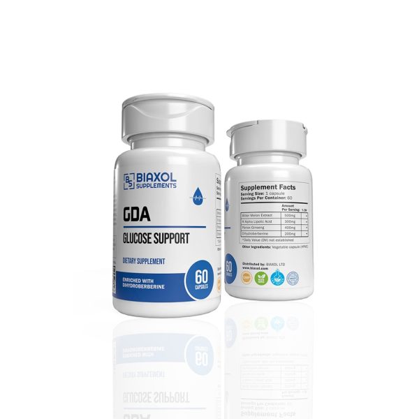 GDA (60 capsules) Biaxol Supplements photo d'emballage