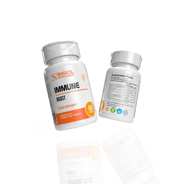 Immune Boost (60 capsules) Biaxol Supplements photo d'emballage