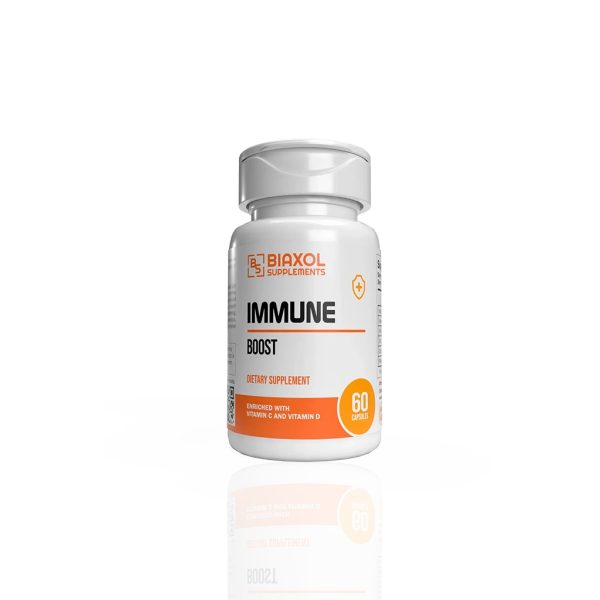 Immune Boost (60 capsules) Biaxol Supplements photo d'emballage