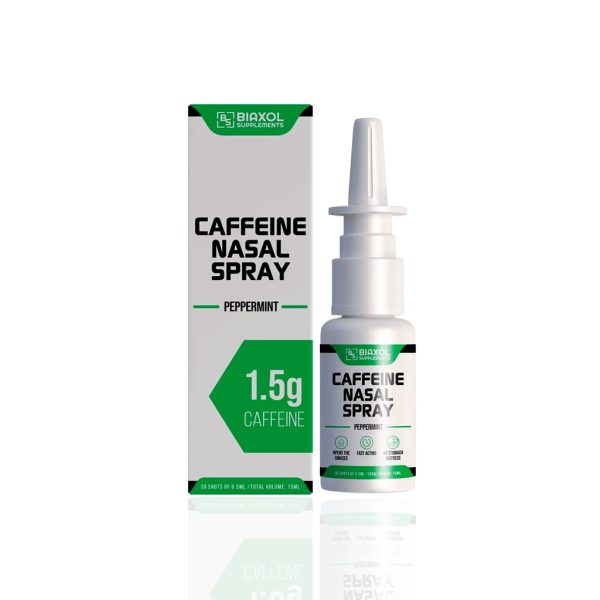 Caffeine Nasal Spray 15 ml Biaxol Supplements photo d'emballage