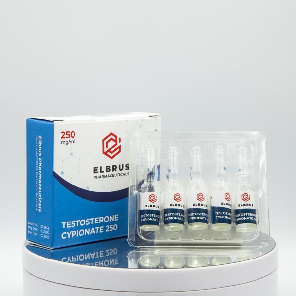 Testosterone Cypionate 250 mg Elbrus Pharmaceuticals photo d'emballage