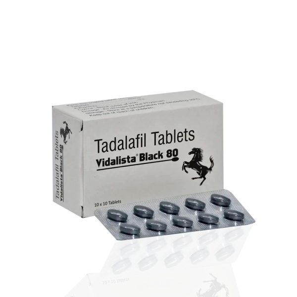 Vidalista Black 80 mg Centurion Laboratories photo d'emballage