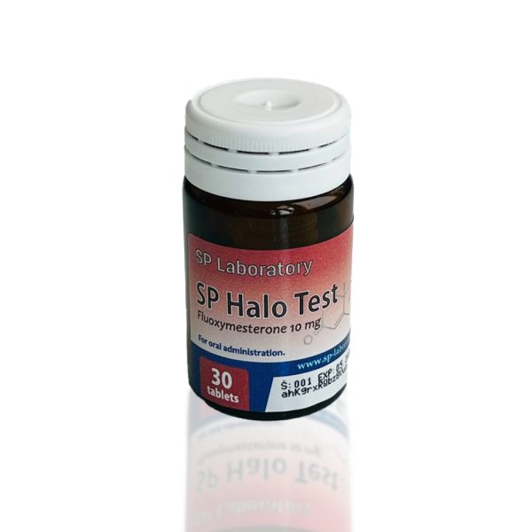 Halotest 10 mg SP Laboratories photo d'emballage